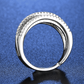 📢📢40% DE RÉDUCTION !! ⏰💍 Bague croix multi-rangs ajustable - Parfaite au quotidien, pour aller au travail ou pour les soirées ✨