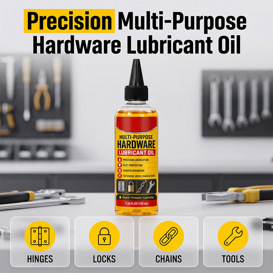 📢📢40% DE RÉDUCTION !! ⏰🔧 Huile Lubrifiante Polyvalente 4-en-1 – 30/100 ml – Anti-Rouille & Anti-Grincement for Charnières, Cadenas, Vélo & Outils