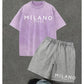 Ensemble T-Shirt et Short Décontracté pour Homme