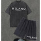 Ensemble T-Shirt et Short Décontracté pour Homme
