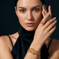💎 50% DE RÉDUCTION ! ✨ Ensemble Bracelet Enroulé Brillant – Alliage – Design Superposé & Ajustable for Femme