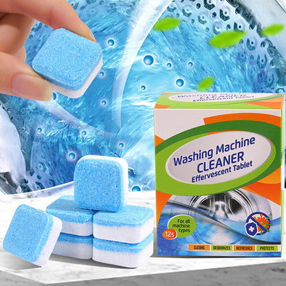📢📢50% DE RÉDUCTION !! ⏰  Tablettes Nettoyantes Lave-Linge – Lot de 12 – Détartrage & Anti-Odeurs for Entretien