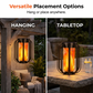 📢📢40 % DE RÉDUCTION !! ⏰ Lanterne Solaire à Flamme Vacillante