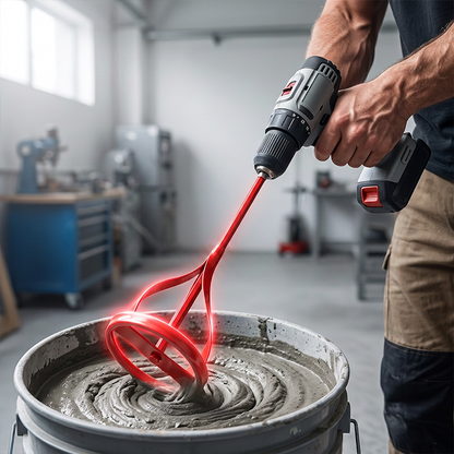 📢📢50% DE RÉDUCTION !! ⏰ Fouet Mélangeur pour Perceuse – Acier A3 – Spirale Robuste & Polyvalent for Peinture & Mortier