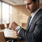📢📢40% DE RÉDUCTION !! ⏰ Montre Quartz Élégante Classique pour Homme – Design intemporel, mouvement précis & bracelet confortable – Parfaite pour le bureau, les occasions & le quotidien 💼
