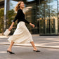 👡 50% DE RÉDUCTION ! 🌸 Mules Bout Pointu & Découpe en V – Microfibre – Légères & Chic for Femme