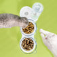 📢📢40% DE RÉDUCTION !! ⏰Gamelle 3-en-1 pour Animaux avec Double Bol et Distributeur d'Eau Automatique