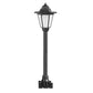 📢📢40% DE RÉDUCTION !! ⏰Lampadaire Solaire Rétro de Jardin À Double Tête Hexagonale pour Extérieur