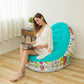 📢📢40% DE RÉDUCTION !! ⏰[Cadeau Idéal] Fauteuil Pouf Gonflable Épaissi Pour Adultes Avec Repose-Pieds