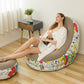 📢📢40% DE RÉDUCTION !! ⏰[Cadeau Idéal] Fauteuil Pouf Gonflable Épaissi Pour Adultes Avec Repose-Pieds