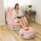 📢📢40% DE RÉDUCTION !! ⏰[Cadeau Idéal] Fauteuil Pouf Gonflable Épaissi Pour Adultes Avec Repose-Pieds