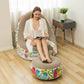 📢📢40% DE RÉDUCTION !! ⏰[Cadeau Idéal] Fauteuil Pouf Gonflable Épaissi Pour Adultes Avec Repose-Pieds