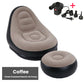 📢📢40% DE RÉDUCTION !! ⏰[Cadeau Idéal] Fauteuil Pouf Gonflable Épaissi Pour Adultes Avec Repose-Pieds