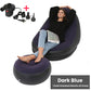 📢📢40% DE RÉDUCTION !! ⏰[Cadeau Idéal] Fauteuil Pouf Gonflable Épaissi Pour Adultes Avec Repose-Pieds