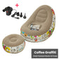 📢📢40% DE RÉDUCTION !! ⏰[Cadeau Idéal] Fauteuil Pouf Gonflable Épaissi Pour Adultes Avec Repose-Pieds