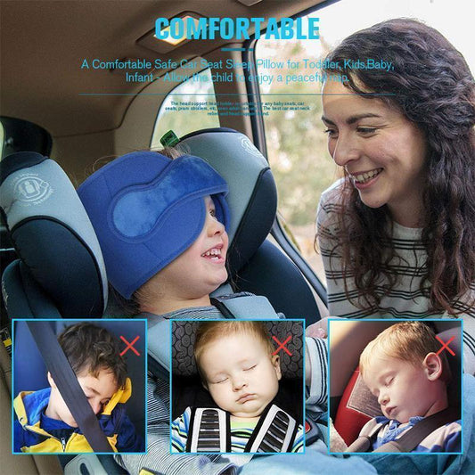 📢📢40% DE RÉDUCTION !! ⏰Sangle de Soutien de Tête pour Enfant en Voiture – Oreiller Appuie-Tête Réglable pour Bébé, Stabilisateur Anti-Chute pour Siège Auto, Prévient les Douleurs Cervicales en Voyage