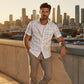 ☀️ 50% DE RÉDUCTION ! 👔 Chemise Homme Imprimé Géométrique – Mélange – Coupe Ample & Douceur Été for Vacances