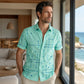 ☀️ 50% DE RÉDUCTION ! 👔 Chemise Homme Imprimé Géométrique – Mélange – Coupe Ample & Douceur Été for Vacances