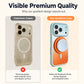 📢📢40% DE RÉDUCTION !! ⏰ Coque Magnétique Gradient – Acrylique – Support Intégré & Charge Sans Fil for iPhone