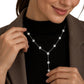 📢40% DE RÉDUCTION ! ⏰ Collier Pendentif Y Élégant – Alliage & Cristal Artificiel – Géométrique & Brillant for Femme