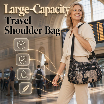 📢📢40% DE RÉDUCTION !! ⏰🎒 Sac bandoulière nylon voyage – Multi-poches, fermeture sécurisée, format compact mais spacieux, parfaite pour les escapades et le quotidien 🗺️☕
