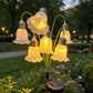 📢📢40% DE RÉDUCTION !! ⏰Lampes Solaires Fleurs Décorations de Jardin Extérieur 💐💡