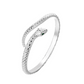 📢📢40% DE RÉDUCTION !! ⏰ 🐍 Bracelet Jonc Serpent Vintage – Manchette Ouverte Réglable avec Écailles Texturées & Yeux Verts ✨