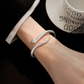 📢📢40% DE RÉDUCTION !! ⏰ 🐍 Bracelet Jonc Serpent Vintage – Manchette Ouverte Réglable avec Écailles Texturées & Yeux Verts ✨