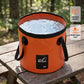 📢📢40% DE RÉDUCTION !! ⏰Seau Pliant Portable Camping & Pêche – PVC 500D – 12 L / 20 L – Imperméable & Léger for Plein Air