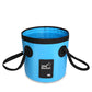 📢📢40% DE RÉDUCTION !! ⏰Seau Pliant Portable Camping & Pêche – PVC 500D – 12 L / 20 L – Imperméable & Léger for Plein Air
