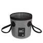 📢📢40% DE RÉDUCTION !! ⏰Seau Pliant Portable Camping & Pêche – PVC 500D – 12 L / 20 L – Imperméable & Léger for Plein Air