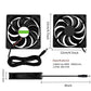 📢📢40% DE RÉDUCTION !! ⏰ Kit Ventilation Solaire 10W – 2 Ventilateurs 5″ – Silicium Polycristallin + ABS – 200 CFM & IP65 for Poulailler, Serre & Abri