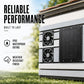 📢📢40% DE RÉDUCTION !! ⏰ Kit Ventilation Solaire 10W – 2 Ventilateurs 5″ – Silicium Polycristallin + ABS – 200 CFM & IP65 for Poulailler, Serre & Abri