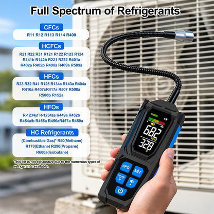 📢📢40% DE RÉDUCTION !! ⏰ Détecteur de fuites halogène rechargeable – Sonde flexible, écran LCD, sensibilité maximale pour trouver la moindre micro-fuite de gaz réfrigérant sans effort 🛠️💨