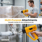 📢📢50% DE RÉDUCTION !! ⏰Pistolet à Chaleur Électrique 2000 W – 2 Températures (300 °C / 600 °C) & Câble 1,5-5 m for Covering Auto & Bricolage