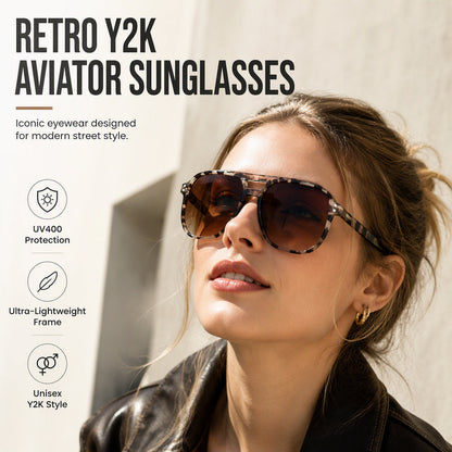 📢📢40% DE RÉDUCTION !! ⏰Lunettes de Soleil Tendance UV400 pour Hommes & Femmes