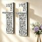📢 -50% !! ⏰ Appliques Murales Bougeoirs en Verre Cristal Concassé – Lot de 2 – Finition Miroir & Lueur Ambiante pour Déco Élégante 🕯️