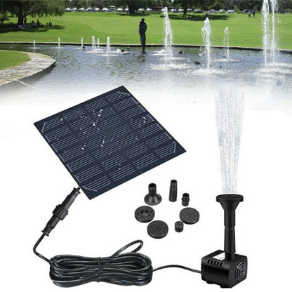 📢📢40% DE RÉDUCTION !! ⏰Ensemble de Pompe à Fontaine Solaire Extérieure pour Jardin