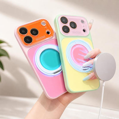 📢📢40% DE RÉDUCTION !! ⏰Coque Téléphone avec Anneau Rotatif 360° Color Block