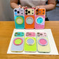 📢📢40% DE RÉDUCTION !! ⏰Coque Téléphone avec Anneau Rotatif 360° Color Block