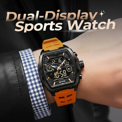 📢📢50% DE RÉDUCTION !! ⏰ 🏃Montre Sport Double Affichage – Analogique & Digital, Rétroéclairage LED & 5 ATM