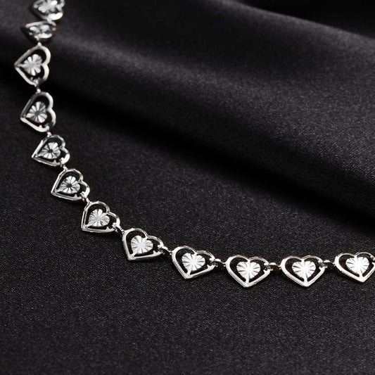 📢📢40% DE RÉDUCTION !! ⏰✨ Collier Cœur Radieux – Acier Inoxydable 304 – Cœur Ajouré & Finition Polie pour Quotidien Élégant 📿
