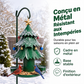 📢📢40% DE RÉDUCTION !! ⏰ Distributeur à Graines pour Oiseaux en Forme d’Arbre Festif – Fer – Construction Métallique Résistant aux Intempéries pour Jardin et Balcon 🌿