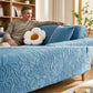 Non-Slip 3D Camellia Jacquard Sofa Cover