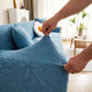 Non-Slip 3D Camellia Jacquard Sofa Cover