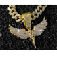 📢📢50% OFF !! ⏰Collier Pendentif Strass pour Homme