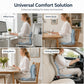 🪑 Asseyez-vous plus confortablement chaque jour – coussin ergonomique en mousse à mémoire de forme avec dossier pour une meilleure posture assise