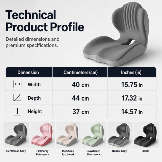 📢📢40% DE RÉDUCTION !! ⏰ Asseyez-vous plus confortablement chaque jour – coussin ergonomique en mousse à mémoire de forme avec dossier pour une meilleure posture assise