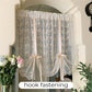 📢📢50% DE RÉDUCTION !! ⏰ Voilage Brodé Floral à Nouer – Polyester – Broderies Délicates & Rubans Ajustables pour Lumière Douce et Intimité ✨