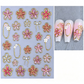 📢📢Achetez 1, Obtenez 1 Gratuit !! ⏰Autocollants pour Ongles Floraux 5D